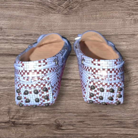 Tod's Women's Gommino Leather Driving Shoes - Blue - Picture 3 of 5